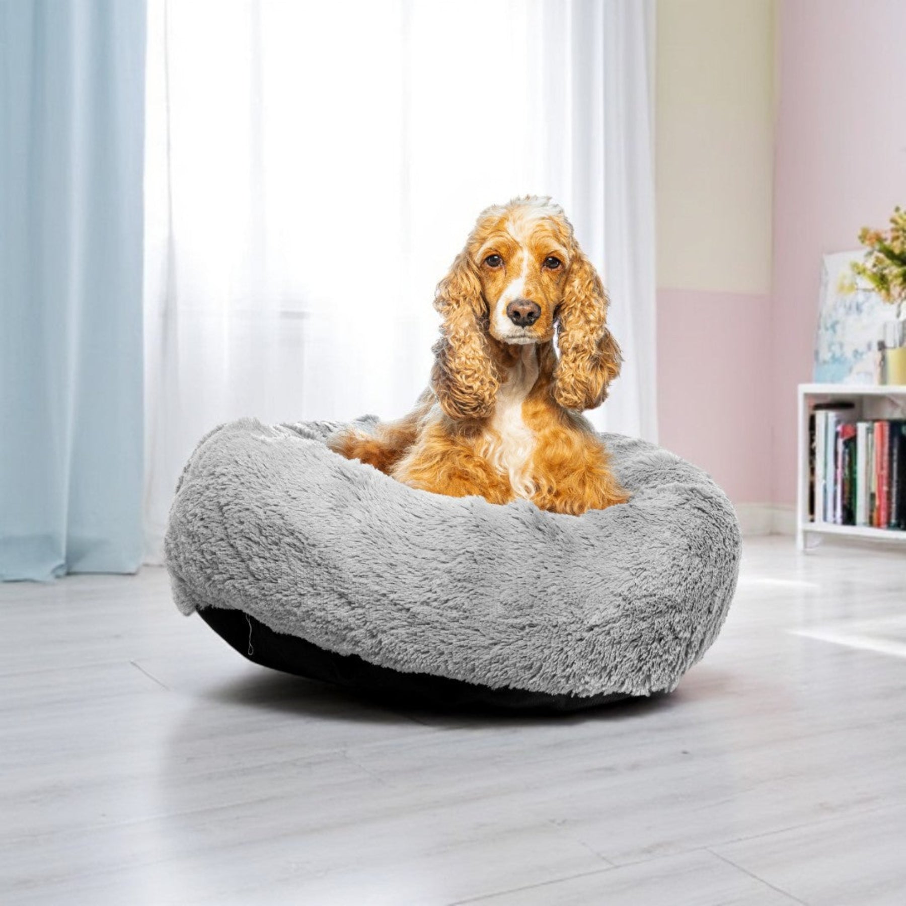 Cama Fluffy Redonda para Mascotas