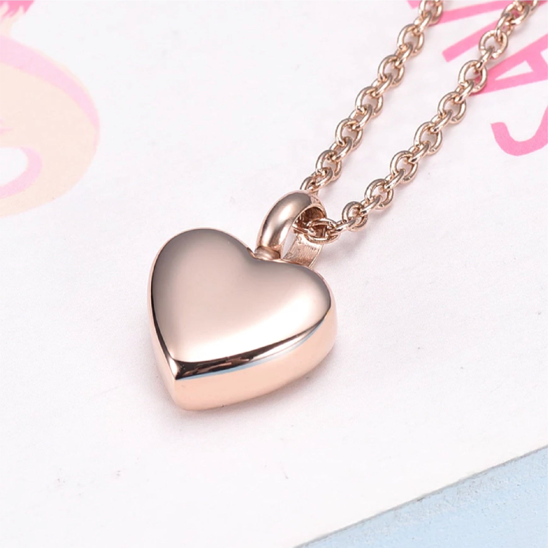 Collar Corazon para Cenizas de Mascota