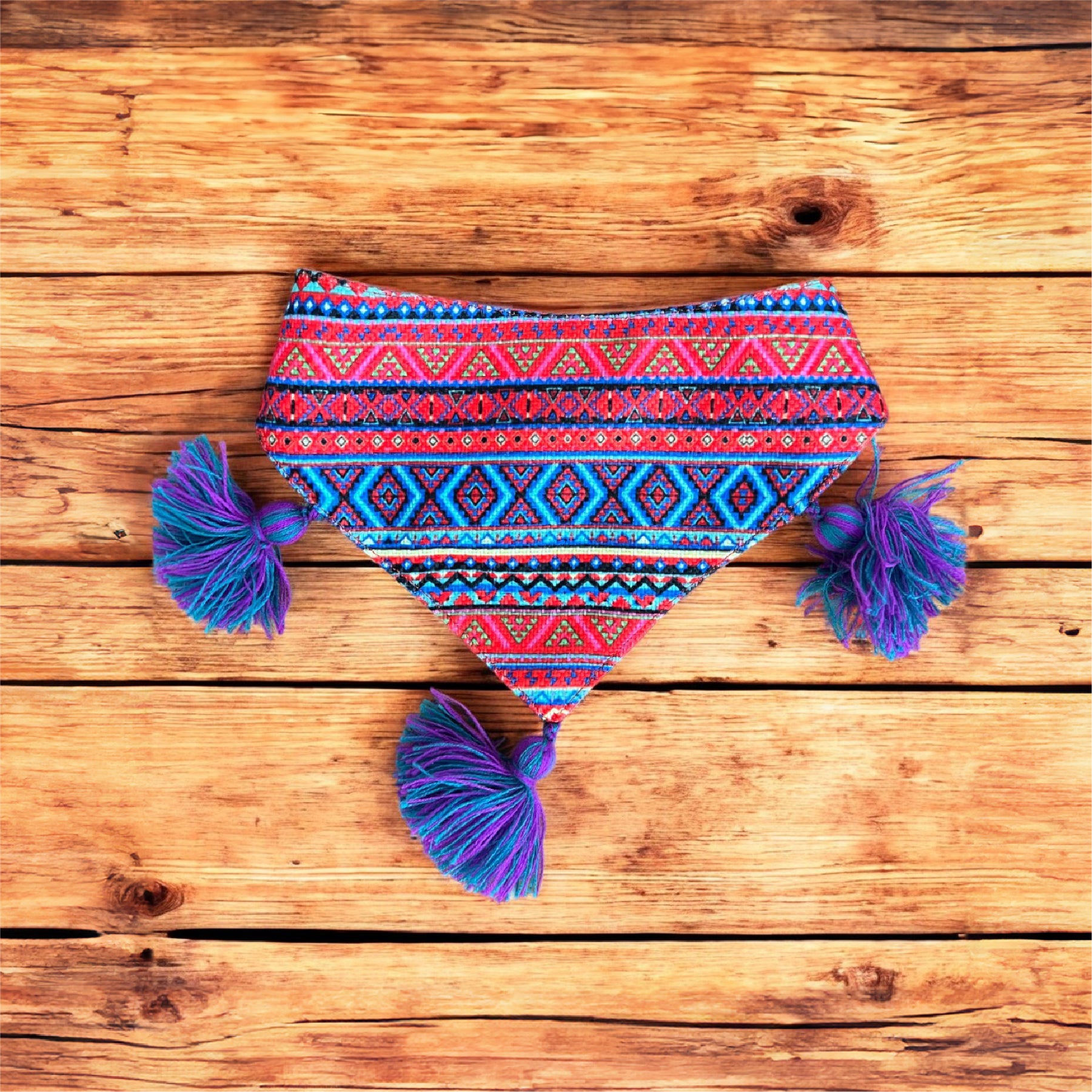 Bandana Artesanal Reversible para Mascotas